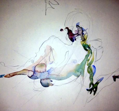 Gears- Watercolour 2011 30x40cm