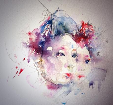 'Butterfly' Watercolour 2013 40x50cm